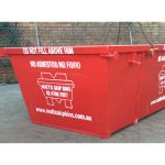 4m bin ready for delivery to Glenmore Park building site