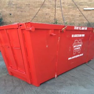 6 meter bin with wheelbarrow for Silverdale