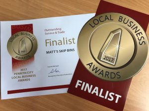 We are Finalists in the 2017 Penrith City Local Business Awards