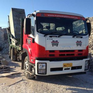 Matt's Skip Bin recycling gyprock - adding more to the mountain