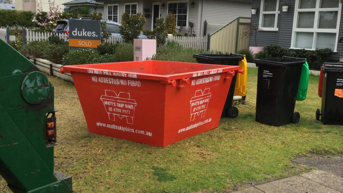 How to stop your neighbour from using your skip bin