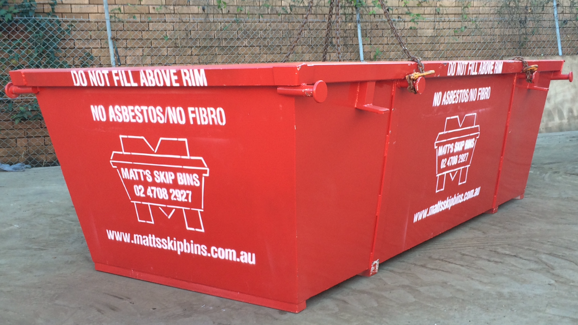 Why not all items are able to go in a skip bin