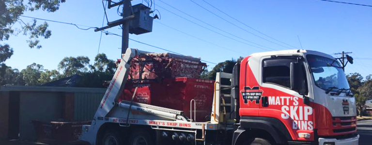 Skip bin delivery