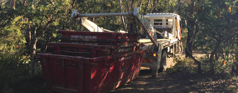 Skip bins delivery