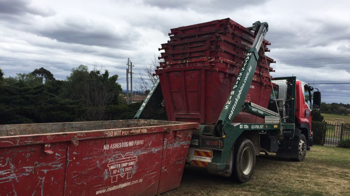 Skip bin history