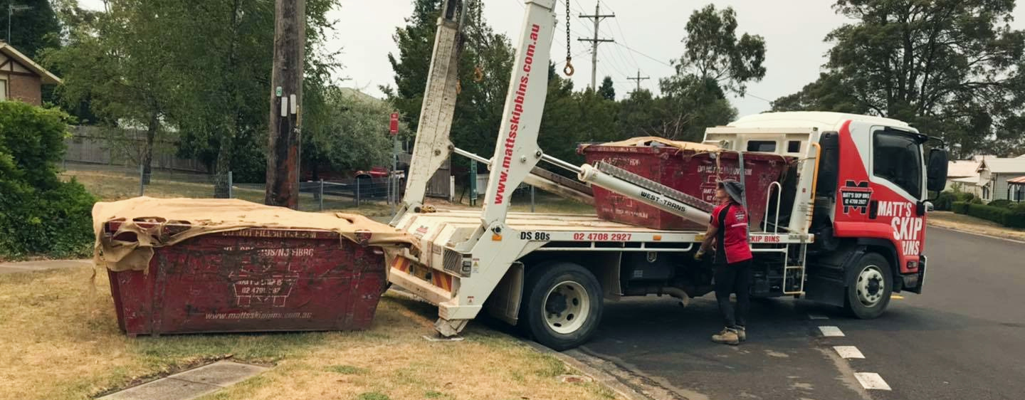 Skip bin pick up