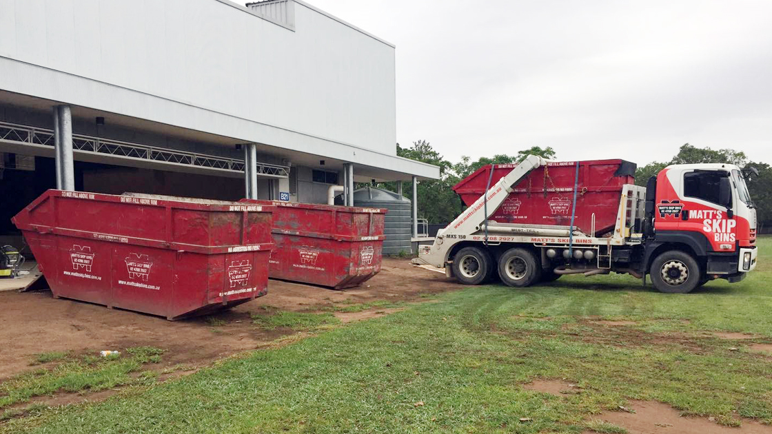 Hiring a skip bin for industrial purposes