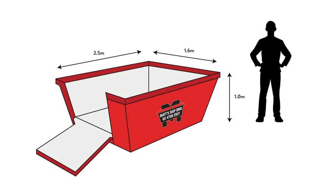 skip bins sizes