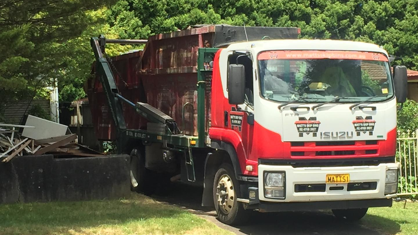 Skip bin services in the Blue Mountains